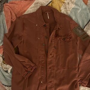 Free People Military Jacket